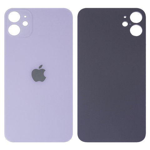 Housing Back Cover compatible with iPhone 11, purple, no need to remove the camera glass, Original PRC , big hole 