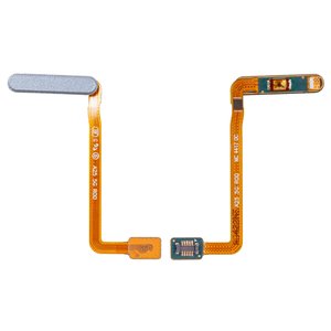 Flat Cable compatible with Samsung A256 Galaxy A25, for fingerprint recognition Touch ID , blue 