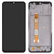 LCD compatible with Vivo Y33s, (black, with frame, High Copy)
