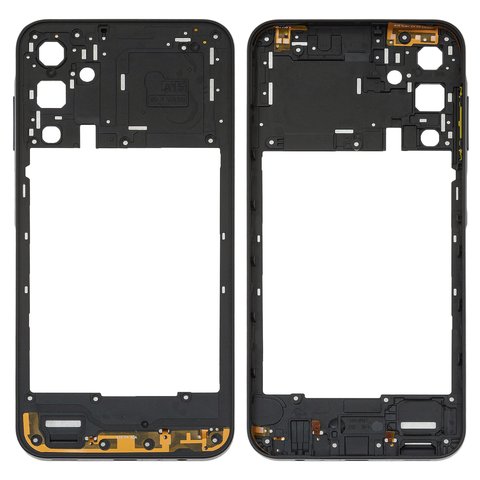 Housing Middle Part compatible with Samsung A155 Galaxy A15, black 