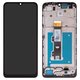 LCD compatible with Motorola Moto E22, Moto E22i, (black, with frame, High Copy, XT2239)