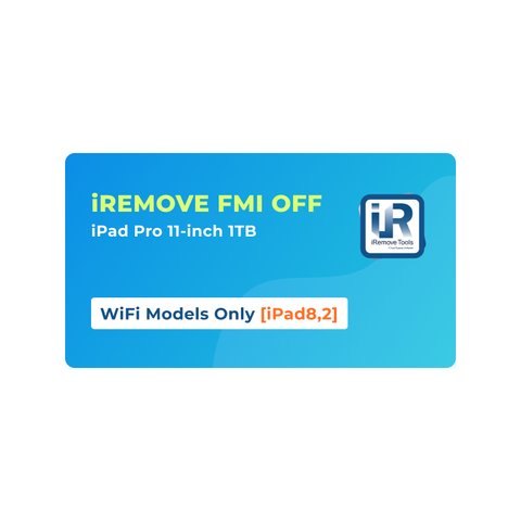 iRemove FMI OFF iPad Pro 11 inch 1TB WiFi Only [iPad8,2]