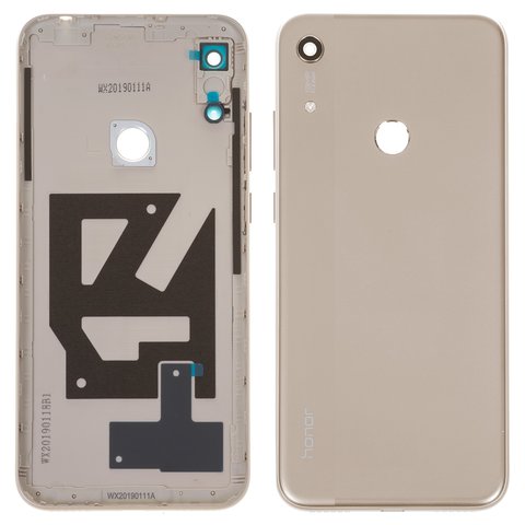 Panel trasero de carcasa puede usarse con Huawei Honor 8A, dorada