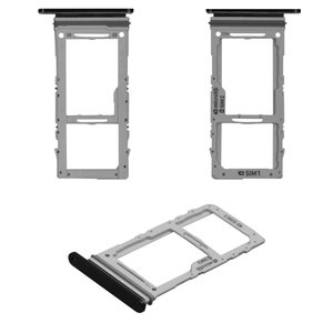 Sujetador de tarjeta SIM puede usarse con Samsung N975F Galaxy Note 10 Plus, negro, dual SIM, aura black