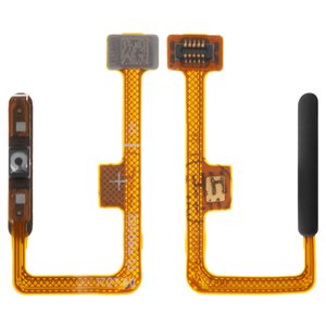 Cable flex puede usarse con Xiaomi Mi 11 Lite, Mi 11 Lite 5G, Mi 11 Lite 5G NE, para escaner de huellas dactilares, negro, M2101K9AG, boba black