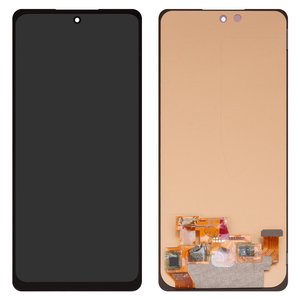 Pantalla LCD puede usarse con Samsung A528 Galaxy A52s 5G, negro, sin marco, High Copy, OLED 