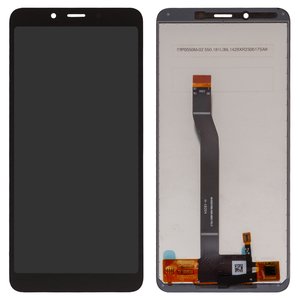 Pantalla LCD puede usarse con Xiaomi Redmi 6, Redmi 6A, negro, sin marco, Box  M1804C3DG, M1804C3DH, M1804C3DI, M1804C3CG, M1804C3CH, M1804C3CI