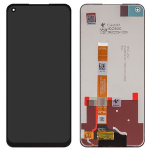 Pantalla LCD puede usarse con Oppo A52, A72, A92, negro, sin marco, FLYCDI, CPH2061, CPH2069, PADM00, PDAM10, CPH2067, 1540396652