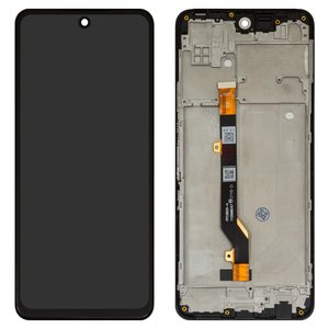 Pantalla LCD puede usarse con Tecno Camon 18, Camon 18P, Camon 18T, negro, con marco, High Copy, FPC6805, CH6
