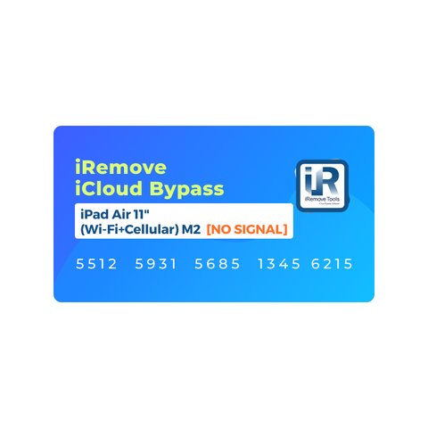iCloud Bypass for iPad Air 11 inch M2 | Cellular [No Signal] & WiFi