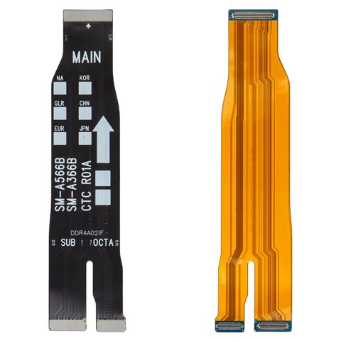 Cable flex puede usarse con Samsung A366 Galaxy A36, A566 Galaxy A56, entre placas