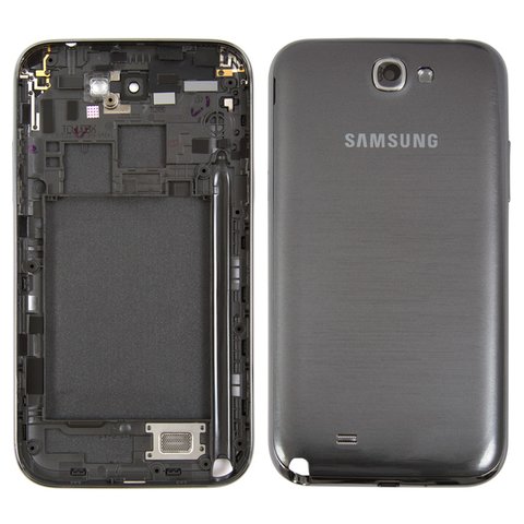 Корпус для Samsung N7100 Note 2, сірий