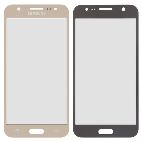 Скло корпуса для Samsung J500F DS Galaxy J5, J500H DS Galaxy J5, J500M DS Galaxy J5, золотисте