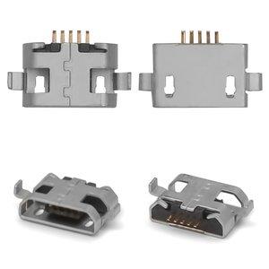 Конектор зарядки для мобільних телефонів, 5 pin, тип 14, micro USB тип B