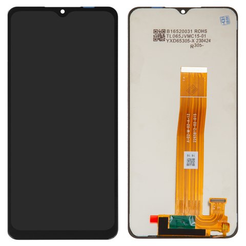 Дисплей для Samsung A125F Galaxy A12, черный, без рамки, Сopy, A 02 M 02 A 12