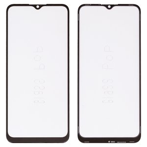 Скло корпуса G+OCA PRO для Samsung A037F Galaxy A03s, з ОСА плівкою, чорне, 160,5x72 mm