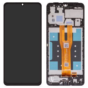 Дисплей для Samsung A065 Galaxy A06, чорний, з рамкою, Original PRC 