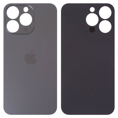 Задняя панель корпуса для iPhone 13 Pro, серая, не нужно снимать стекло камеры, Original PRC , Graphite, big hole