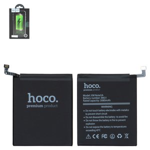 Аккумулятор Hoco BN31 для Xiaomi Mi A1, Redmi Note 5A, Li Polymer, 3,85 B, 3080 мАч