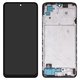 Дисплей для Xiaomi Poco M5s, Redmi Note 10, Redmi Note 10S, чорний, з рамкою, Сopy, (TFT)