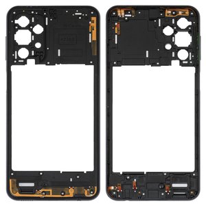 Середня частина корпусу для Samsung A236B Galaxy A23 5G, чорна
