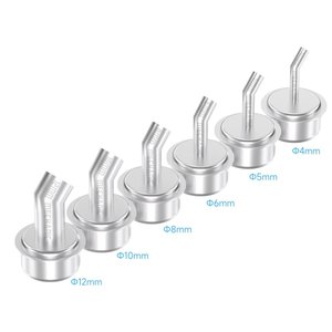 Насадка термофена Mechanic 861 Original, изогнутая, 6in1, 4mm 5mm 6mm 8mm 10mm 12mm