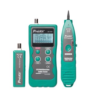 Тестер телекоммуникационных сетей и линий передачи данных Pro'sKit MT-7059 Тестер телекоммуникационных сетей и линий передачи данных Pro'sKit MT-7059