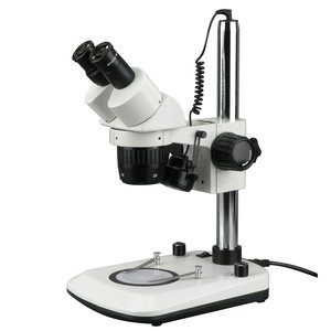 Бінокулярний стереомікроскоп AmScope SW-2B13-6WB-V331 зі світлодіодним підсвічуванням Бінокулярний стереомікроскоп AmScope SW-2B13-6WB-V331 зі світлодіодним підсвічуванням