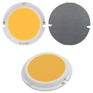 COB LED Chip 5 W (warm white, 450 lm, 43 mm, 300 mA, 15-17 V) COB LED Chip 5 W (warm white, 450 lm, 43 mm, 300 mA, 15-17 V)