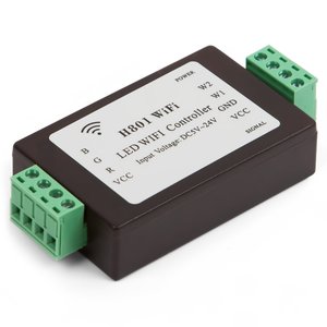 Светодиодный Wi-Fi-контроллер H801WiFi (для RGB-лент) Светодиодный Wi-Fi-контроллер H801WiFi (для RGB-лент)