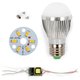 LED Light Bulb DIY Kit SQ-Q01 5730 3 W (warm white, E27), Dimmable