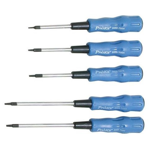 Juego de 5 destornilladores Torx Pro'sKit SW 2125H